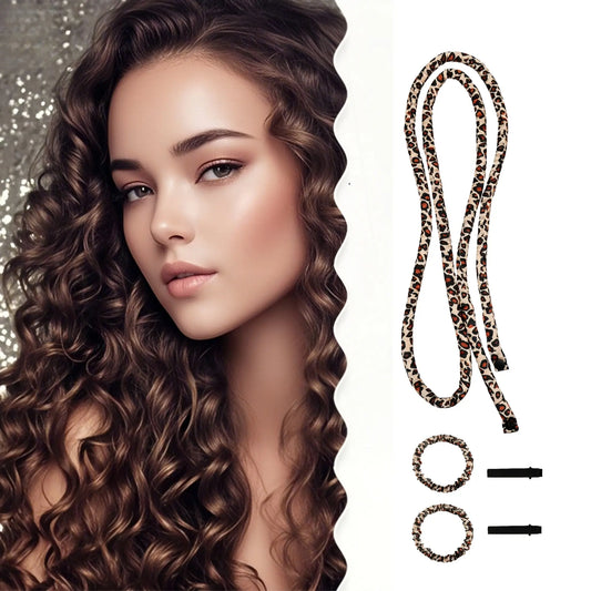 Heatless Curling Set for Overnight Frizz-Free Curls - Ideal for All Hair Types